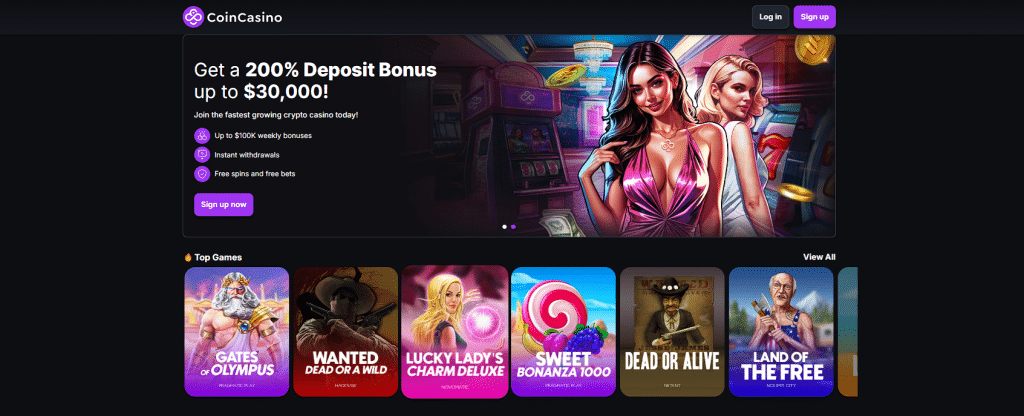 CoinCasino - Alaska Online casinos